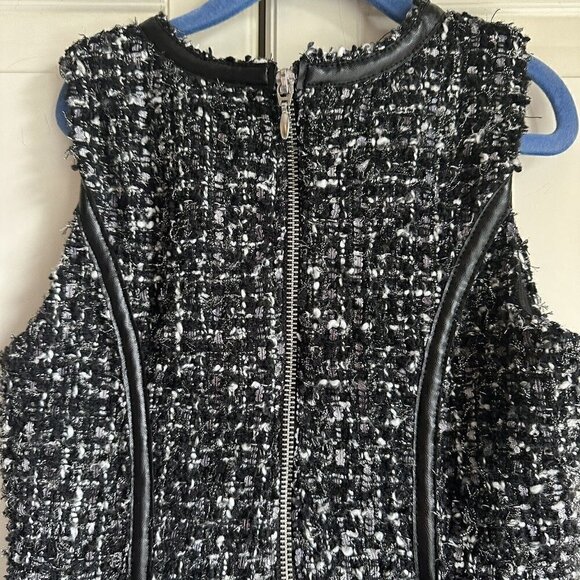 Lavender US Angels Girls 10 Sleeveless Black Textured Dress New - Picture 10 of 12